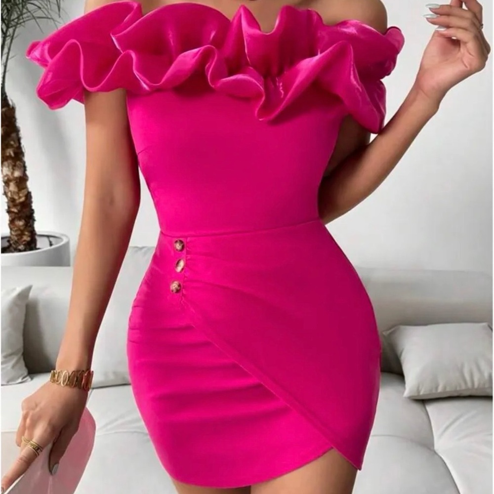 Mesh Top and Bodycon Skirt 2 Piece Set